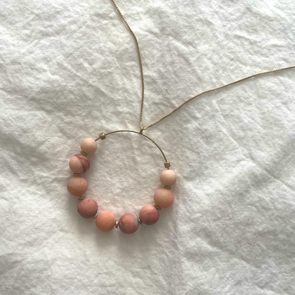 Beaded Ring Necklace - Picture 1 of 4